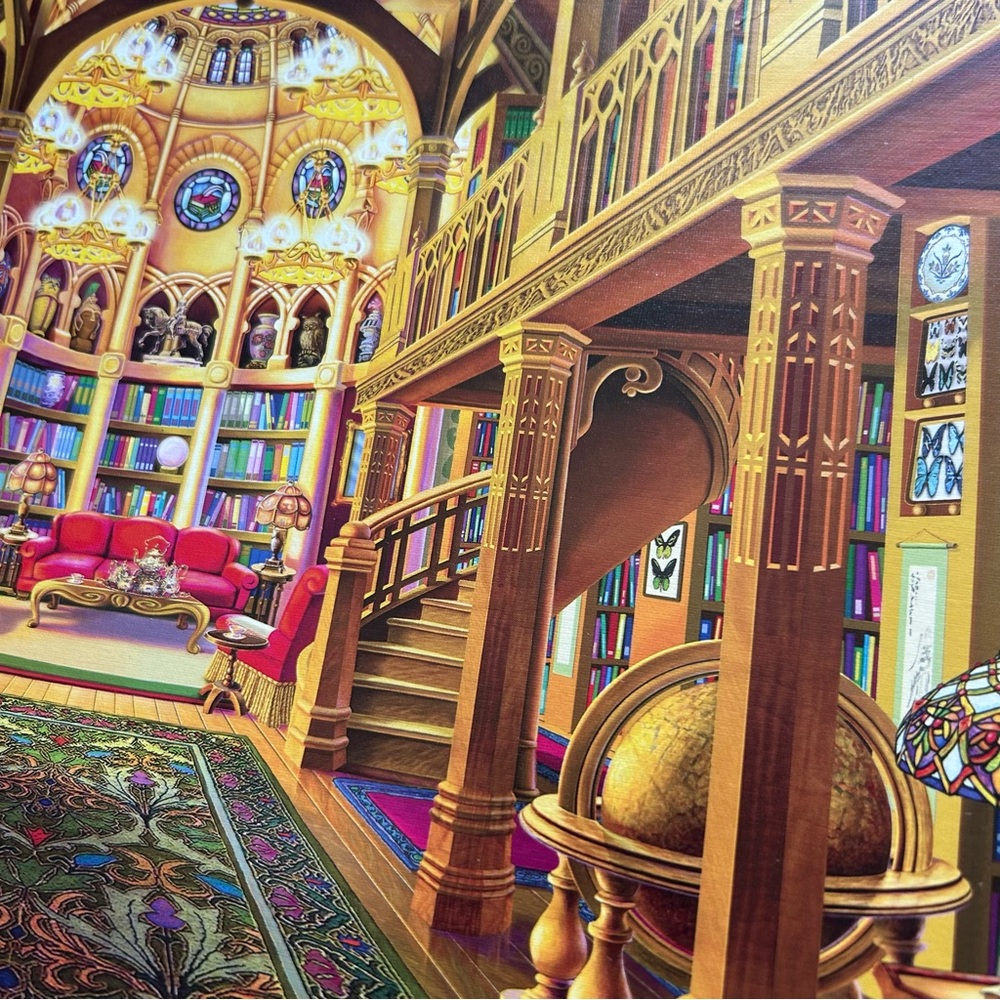Ravensburger Puzzle - World of Words Golden Library - Picture 3 of 4